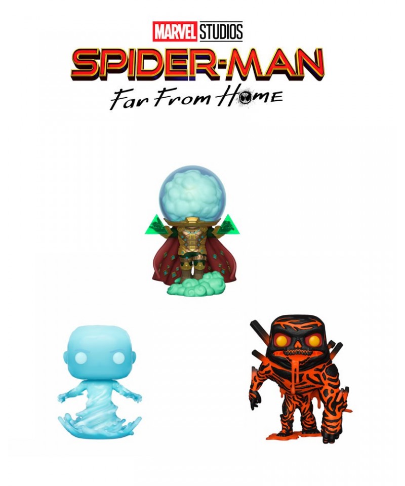 Pack Spider-Man Lejos de Casa Marvel Muñeco Funko Pop! Bobble Vinyl