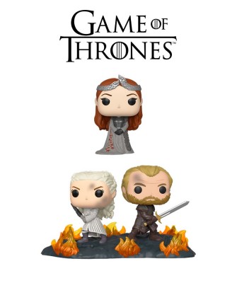 Pack Sansa Stark y Daenerys con Jorah Movie Moment Juego de Tronos Muñeco Funko Pop Vinyl