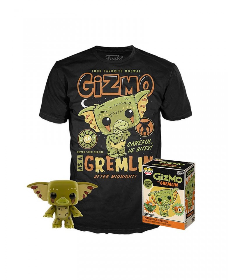 Gizmo Gremlins Pop! & Tee Caja Funko