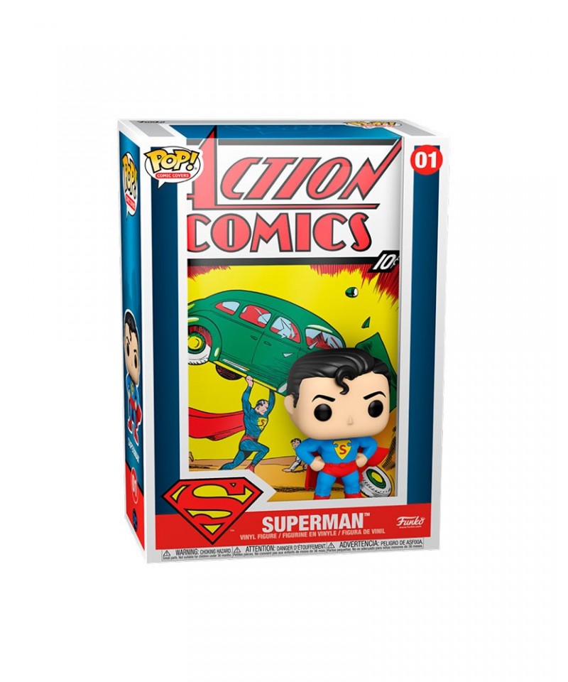 Superman Action Comics DC Muñeco Funko Pop! Comic Covers Vinyl [01]